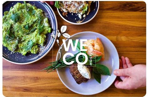 Weco hospitality - Here's what we bring to the (dinner) table: Braised Short Rib & Polenta. Eggplant Parm. Beet & Burrata Grain Bowl. Vegan Brussels Caesar. French Dip. Chicken Piccata Dinner for Two. Street Cart-Style Chicken & Rice for Two. Bucatini Bolognese Dinner for Two.